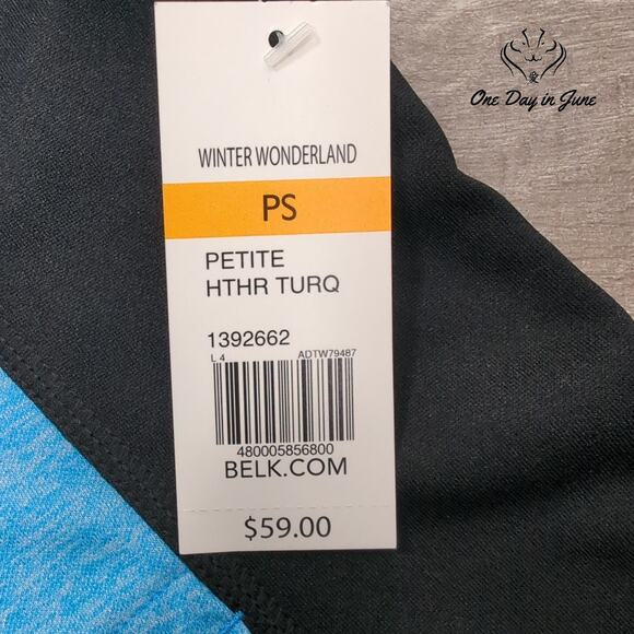 Kim Rogers Petite Full Zip Sweatshirt Size PS - Picture 2 of 5